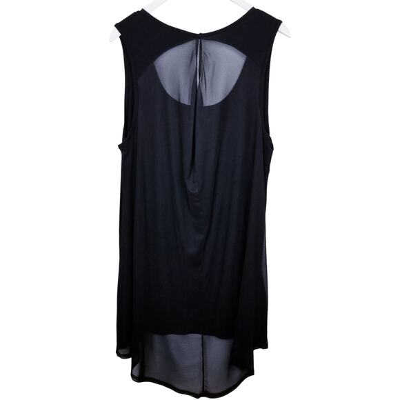 TORRID Skull Tank Deep Scoop Neck Sleeveless Longline Hi Low Black - Picture 4 of 6